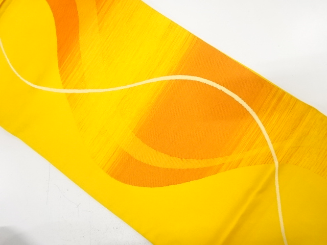 JAPANESE FUKURO OBI / WOVEN WAVY STRIPE